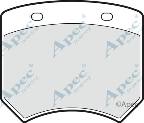 APEC BRAKING Комплект тормозных колодок, дисковый тормоз PAD20